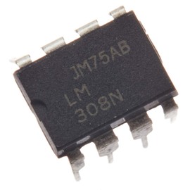 Bridgold 5pcs LM308N Operational Amplifier Integrated Circuit IC chip Dual in-line