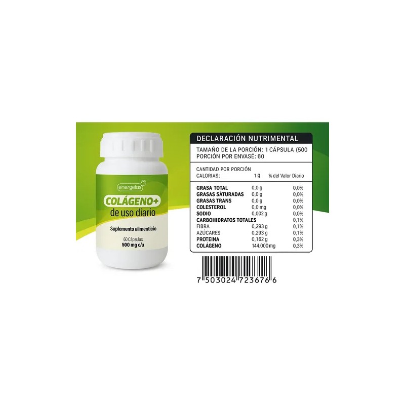Kit 3 Suplementos Alimenticios Omegas, B6 Calcio, Colageno