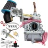 Aynaxcol 5HN-14101-00-00 TTR90 Carburetor with Air Filter and Valve Petcock