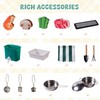 ROBUD Outdoor Mud Kitchen Set for Kids, Wooden Pretend Play