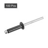 sourcing map Aluminum Blind Rivets, 4mm x 16mm 27mm Mandrel