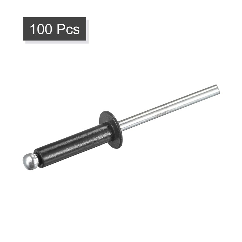 sourcing map Aluminum Blind Rivets, 4mm x 16mm 27mm Mandrel