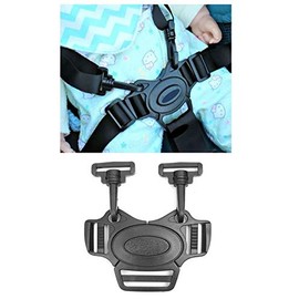 Replacement Parts/Accessories Compatible with Mockingbird Stroller for Babies, Toddlers, and Children (Stroller Harness Buckle w Clips) 5D+Clips
