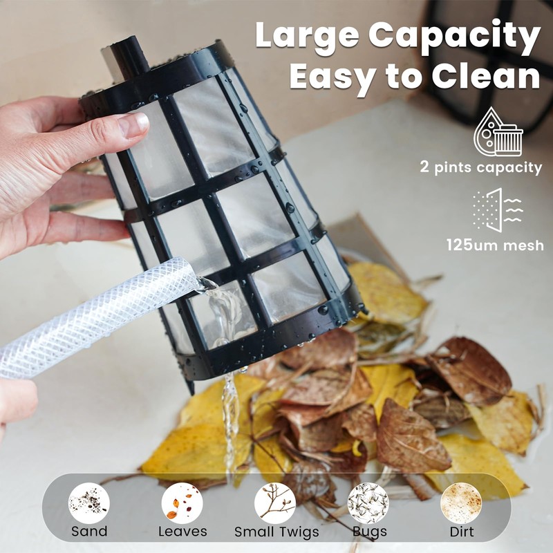 Oxseryn Cordless Pool Vacuum, Rechargeable Handheld Pool Vacuum Cleaner for