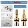 Brass 1-001 & Brass 1-002 Ceramic Valve Cartridge, Compatible with