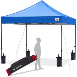 ABCCANOPY Patio Pop Up Canopy Tent 10x10 Commercial-Series (Blue)