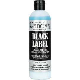 Randy's Black Label Cleaner Glass Metal Ceramic 12oz Bottle|Pack Of Sixteen (16)