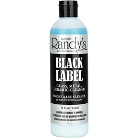 Randy's Black Label Cleaner Glass Metal Ceramic 12oz Bottle|Pack Of Sixteen (16)