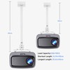iSinbox Project Mount, Mini Projector Stand White Universal Ceiling Mount