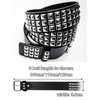Generic Punk Studded Belt for Women Rock Threads Goth Stud