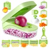 17-in-1 Vegetable Chopper, Multifunctional Veggie Chopper Dicer, Vegetable Cutter with