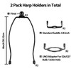 2 Set Lamp Harp Holder, Lamp Shade Holder with Replaceable