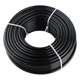 FOLUXING 98.4Ft Fitness Pulley Cable, Gym Steel Cable for DIY Home Gym, Gym Cable Replacement for Pulley Cable Machine,TPU Coated,Thick 1/4"(6mm)