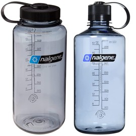 Nalgene Sustain Tritan BPA-Free Water Bottle Made with Material Derived From 50% Plastic Waste, 32 OZ (Narrow Mouth and Wide Mouth)