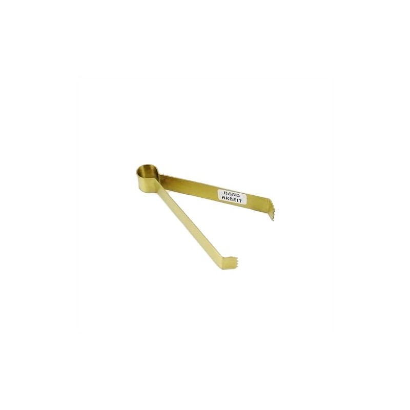 NKlaus 2X Coal Tongs Solid Incense Tongs Brass Handmade Incense