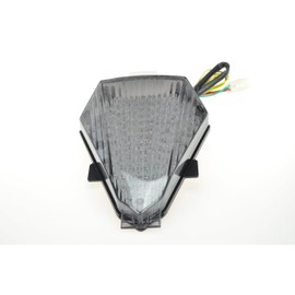 Bright2wheels Sequential Motorcycle Led Tail Light with Turn Signals Compatible with 08-16 YZF R6 Smoke