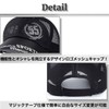 BUZZxSELECTION 55 CAP025 Mesh Cap, Hat, Stylish, Running, Golf, Sports,