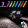 CHUSYYRAY RGB LED Car Interior Fiber Strip Light Atmosphere Ambient