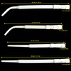 HAMUULL caulking extension nozzle Caulking Nozzle for Caulking Gun Long