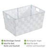Wenko Adria S Storage Basket White Polypropylene 30 x 15