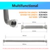Rackickyer Sink Drain Pipe Kit, 2 Pack Flexible Drain Pipe