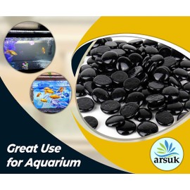 Arsuk Pebbles, Round Decorative Stones for Vases and Decoration, Marbles, Glass Marbles, Home Accessories & Decorations