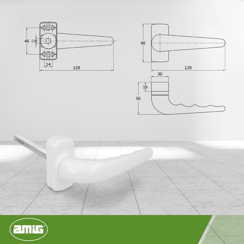 Amig - Reinforced rosette handles - Model Sendoa - Made