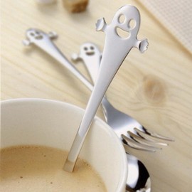 Nagao Ciao Dessert Spoon Dessert Fork, Set of 2, Made in Japan