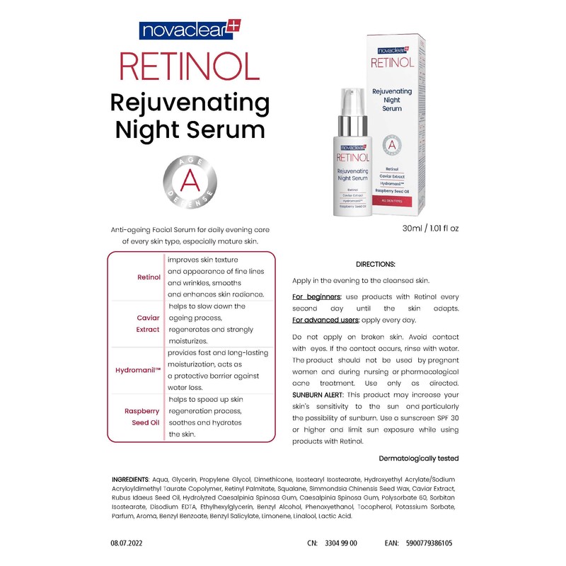 RETINOL Rejuvenating Night Serum