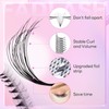 FADLASH Premade Lash Fans D Curl Double Layer Premade Fans