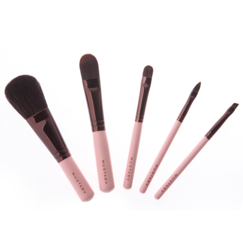 Mustaev Makeup Portable Travel Tiny Brush Set of 5 BNS