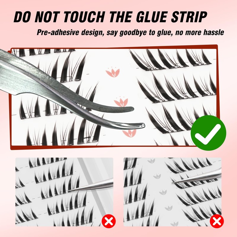 EPUDY FIHSALA Self Adhesive Lash Clusters Fox Eye 11-13-15mm Manga