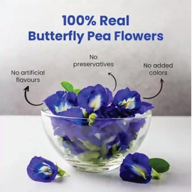 Pyramid Teabags Enveloped (BUTTERFLY BLUE PEA FLOWER TEA BAGS)