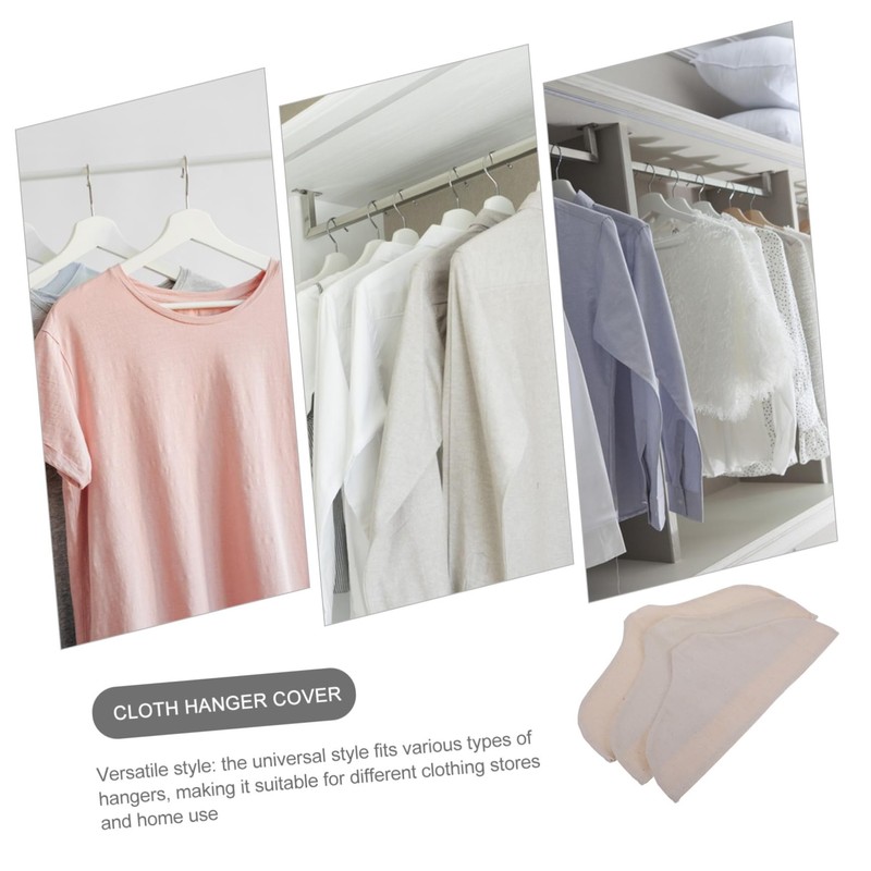 FUNOMOCYA Clothing Store Hanger Covers 3pcs Nonslip Wardrobe Covers for