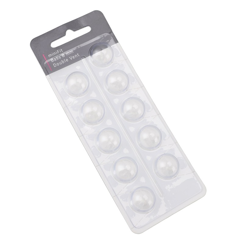 10pcs Double Vent Bass Dome Accessory Single Layer Double Vent