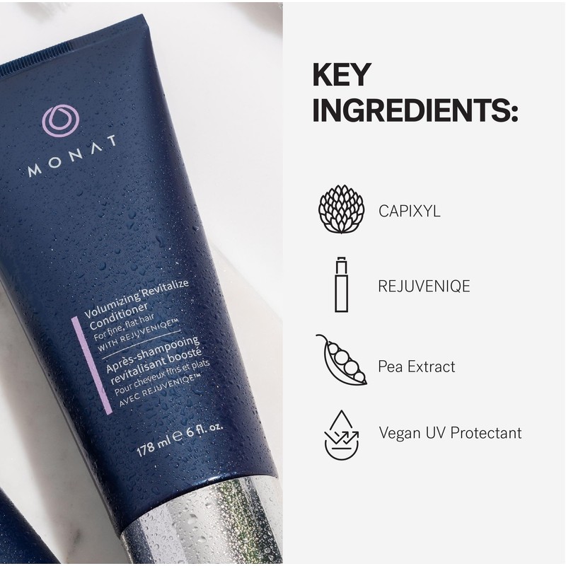 MONAT Volumizing Revitalize Conditioner Infused with Rejuveniqe - Lightweight Hair
