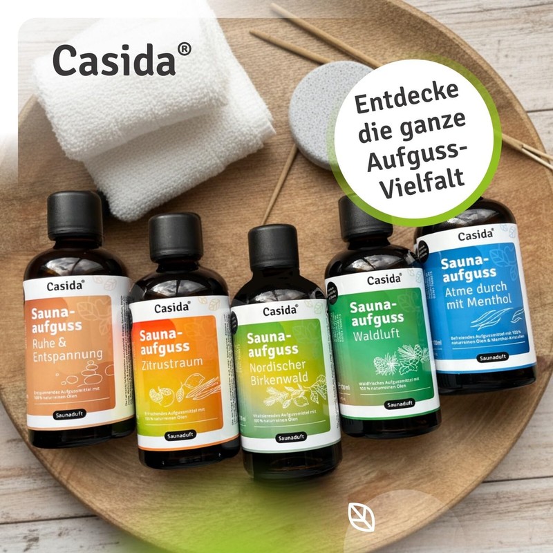 Casida Sauna Infusion Peace & Relaxation Natural Lavender Orange 100