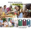 smile wood 3 PACK Adult Bibs For Eating - Waterproof