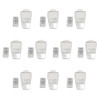 Clear Remote Control Hooks (cradle and insertion set) 10 sets;