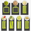 Kitchen Grater Set Stainless Steel Cutter Food Shredding Cutting Slicing
