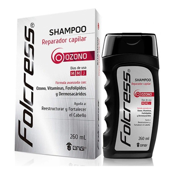 Folcress Shampoo - Fuerza y Grosor, para Hombre, Shampoo capilar