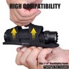 ULTRAFIRE Tactical Flashlight Holster Pouch,360 Degree Adjustable Police Duty Belt