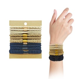 10 Stück haargummi damen，haargummis mädchen，scrunchies，haargummis damen，zopfgummi