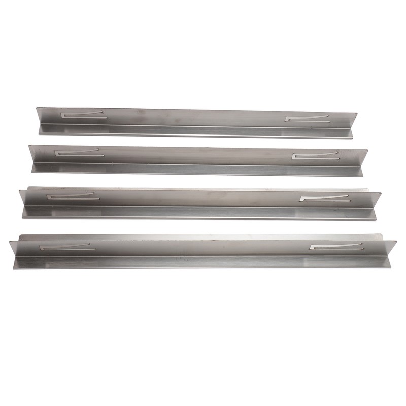 4Pcs Stove Gap Cover Stainless Steel Heat Resistant Easy Clean