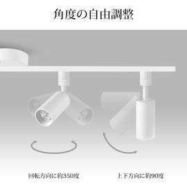 LVWIT LED Spotlight for Lighting Rails, Power Consumption: 10W (75W Equivalent), Daylight White, 5000K, Lighting Bar, Duct Rail Spotlight, LED Included, Large Light Amount, 1000 lm, Integrated