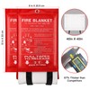 Emergency Fire Blanket for Home Kitchen – 2 Pack 3.3x3.3ft