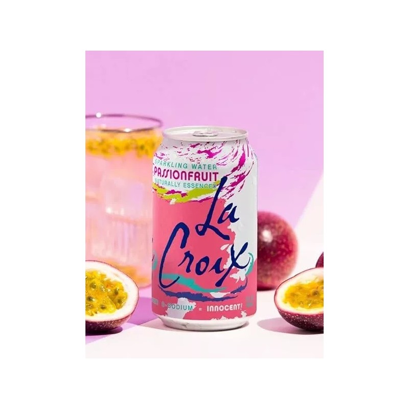 LaCroix Sparkling Water, Passionfruit, 12 Fl Oz (Pack of 8)
