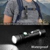 LED Tactical Flashlight Rechargeable, IPX6 Waterproof Flashlight, 2000lm, Super Bright