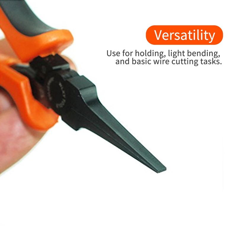 4inLoveMe Thin Flat Needle Nose Pliers 5.5 inches Flat Nose