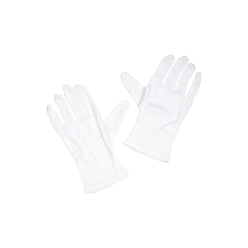 Cotton Gloves Size 6 Children, White